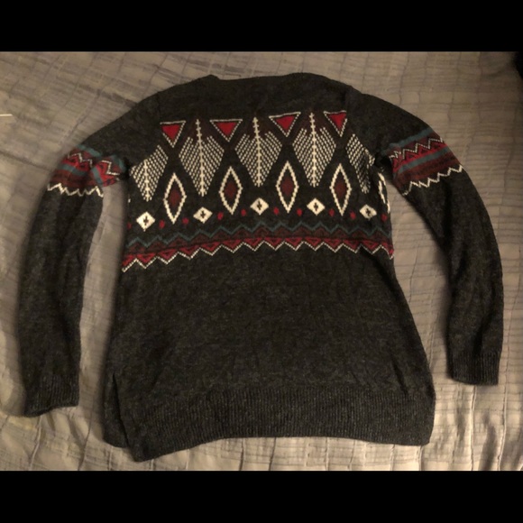 HOLLISTER California Skater Ski SWEATER Ladies sz M RAD Stylish Fall/Winter NM - Picture 2 of 6